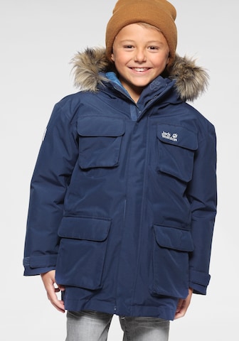 Veste outdoor 'Ice Explorer' JACK WOLFSKIN en bleu : devant