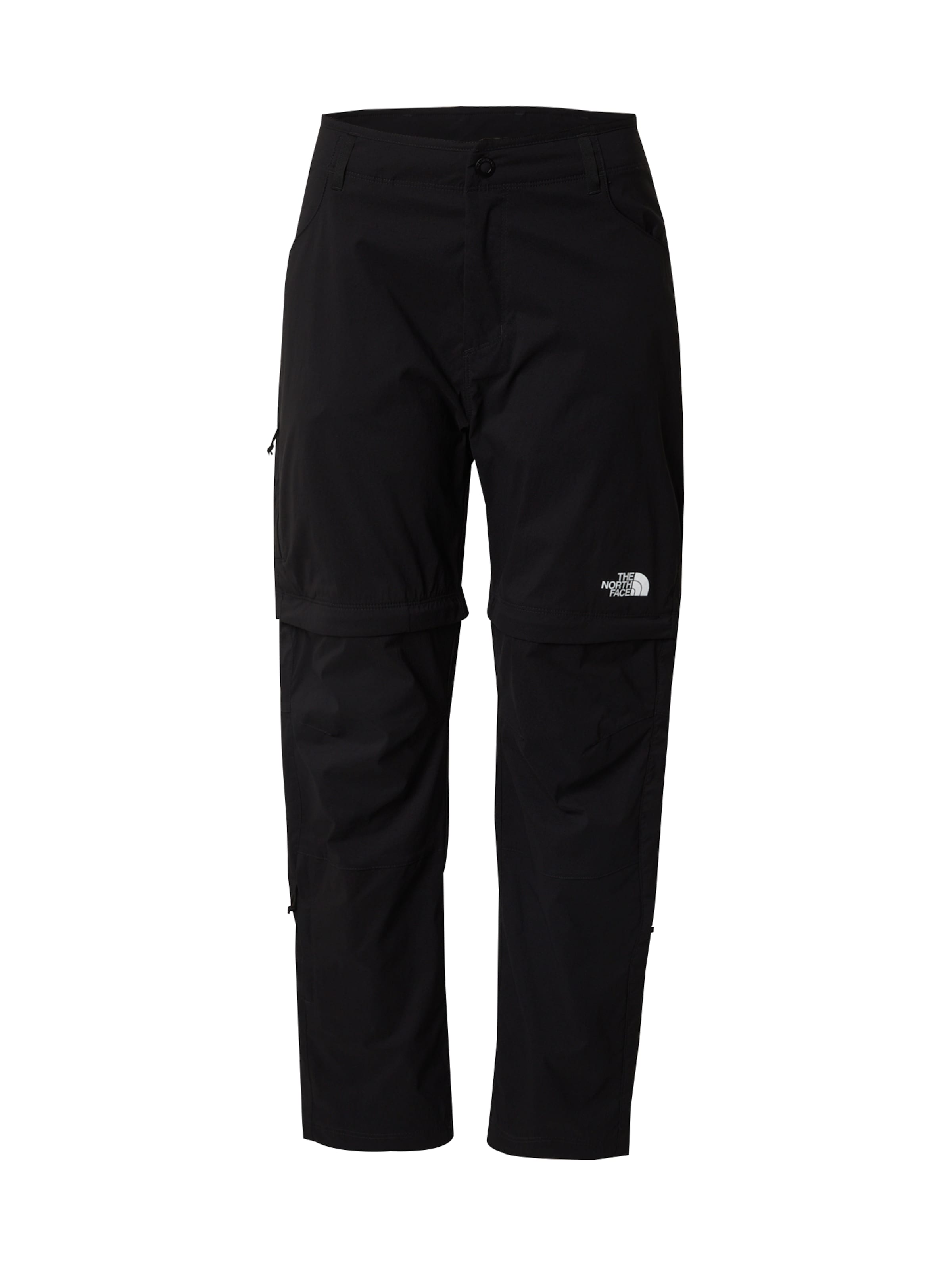 THE NORTH FACE Regular Sporthose 'EXPLORATION' in Schwarz: Vorderseite
