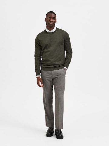 SELECTED HOMME Sweater 'Town' in Green