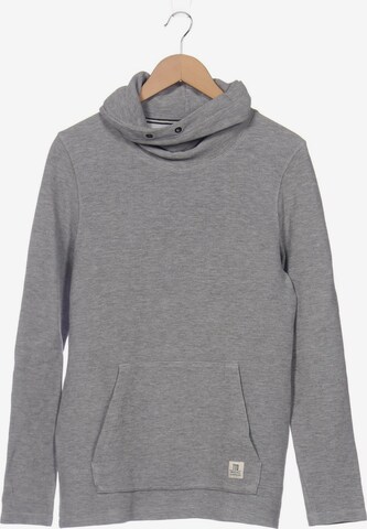 TOM TAILOR DENIM Sweatshirt & Zip-Up Hoodie in M in Grey: front