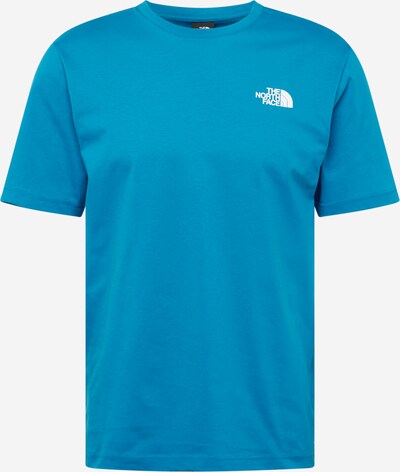 THE NORTH FACE T-Shirt 'REDBOX CELEBRATION' en bleu ciel / blanc, Vue avec produit