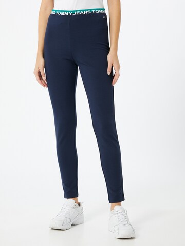 Tommy Jeans Slimfit Leggings in Blau: predná strana