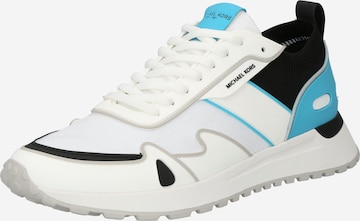 Michael Kors - Zapatillas deportivas bajas 'MILES' en azul: frente