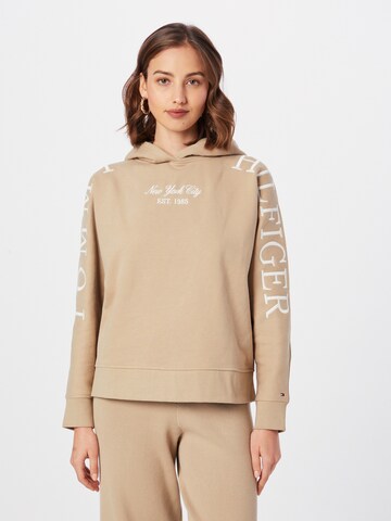 TOMMY HILFIGER Sweatshirt in Beige: front