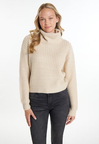 MYMO Sweater 'Biany' in Beige: front