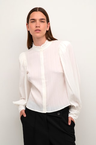 KAREN BY SIMONSEN Blouse 'Frosty' in Wit: voorkant