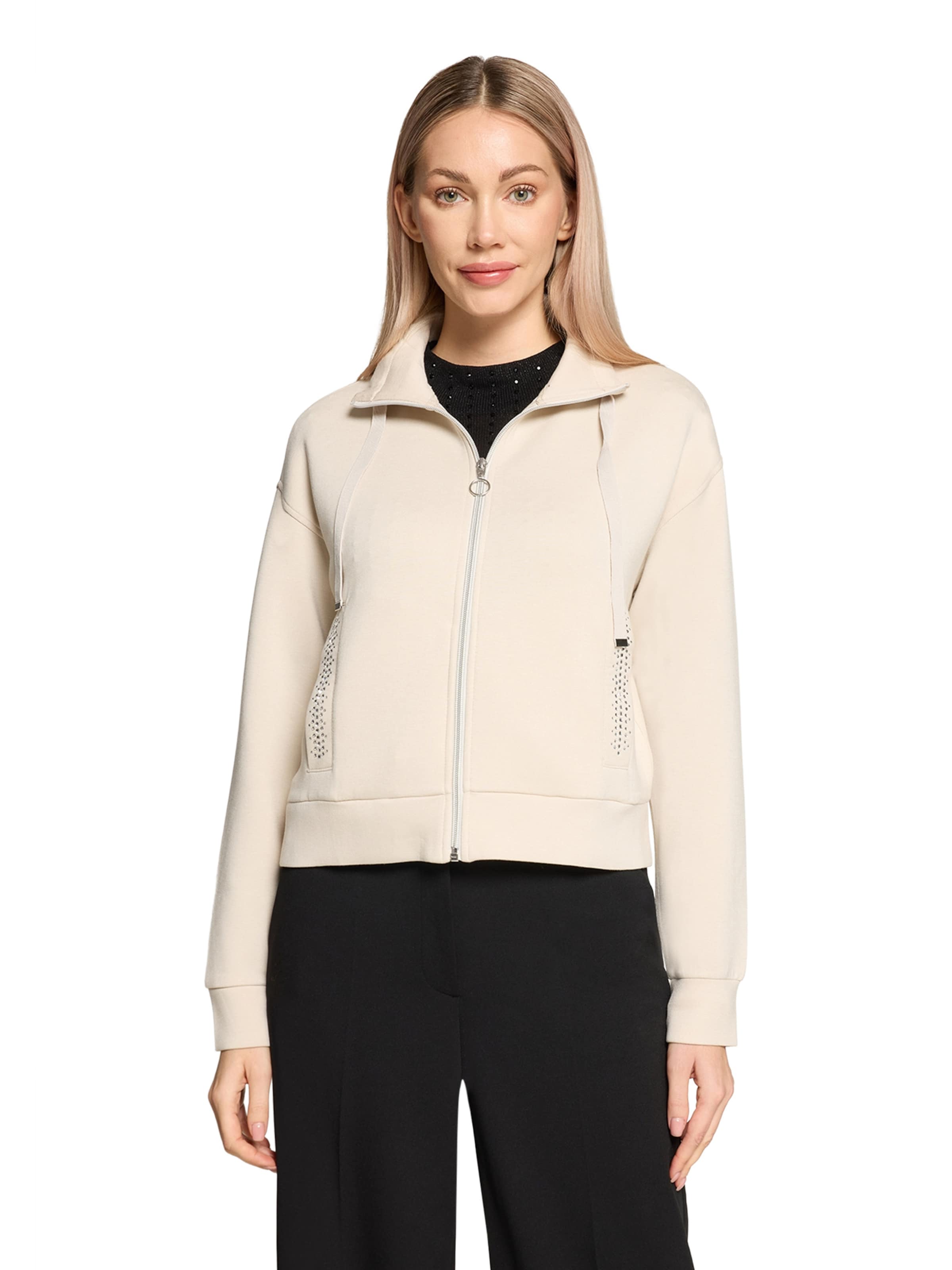 Veste de survêtement Betty Barclay en beige : devant