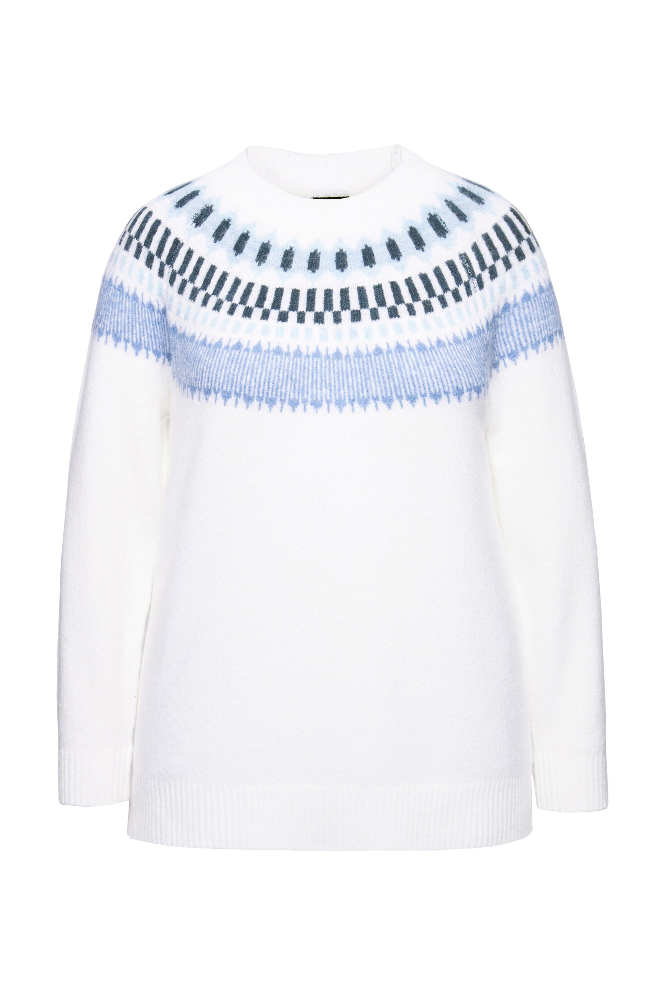 Ulla Popken Pullover in Weiß: Vorderseite