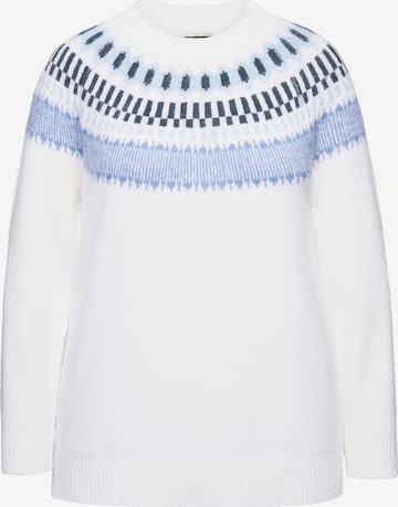 Ulla Popken Sweater in White: front