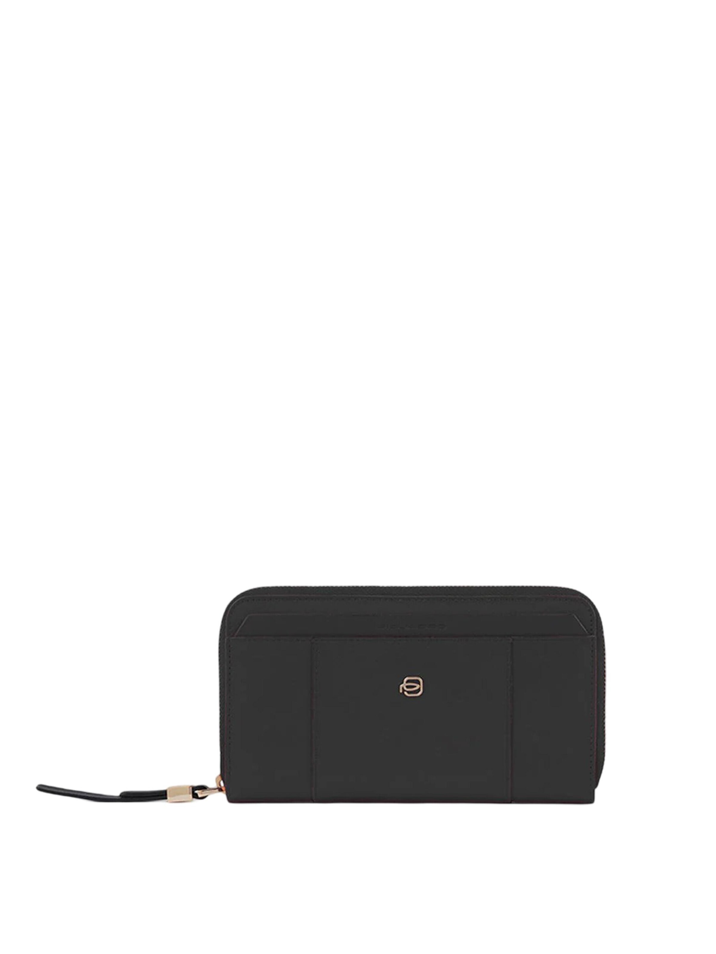 Piquadro Portemonnaie‌‌‌‌‌ in Schwarz: Vorderseite