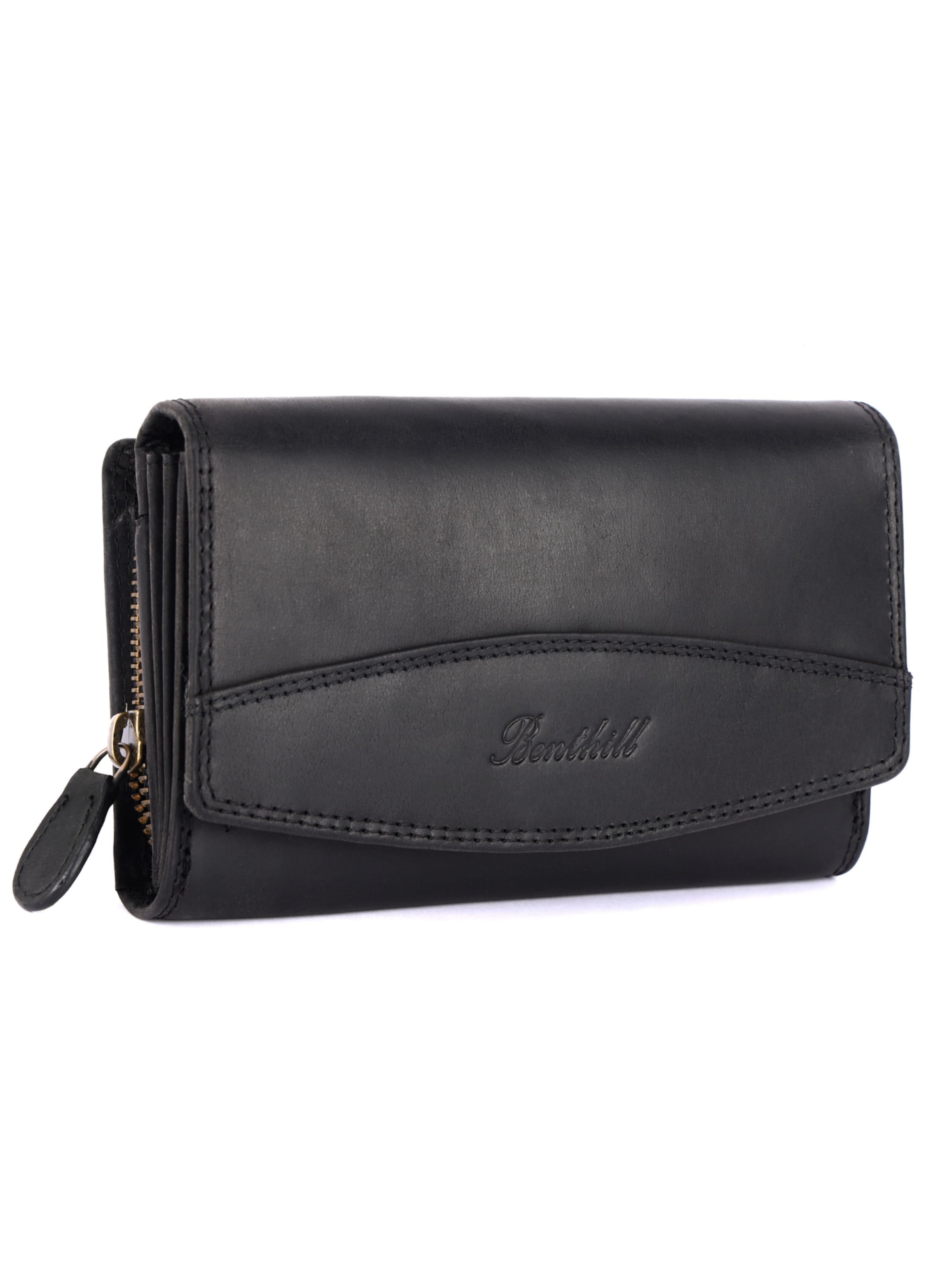 Benthill Portemonnaie‌‌ in Schwarz: Vorderseite