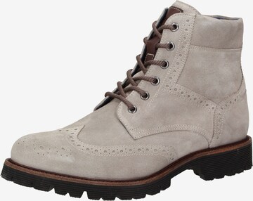 SIOUX Lace-Up Boots 'Dilip' in Grey: front