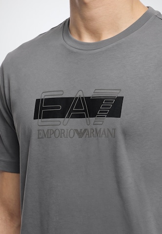 EA7 Emporio Armani Функционална тениска 'VISIBILITY' в сиво