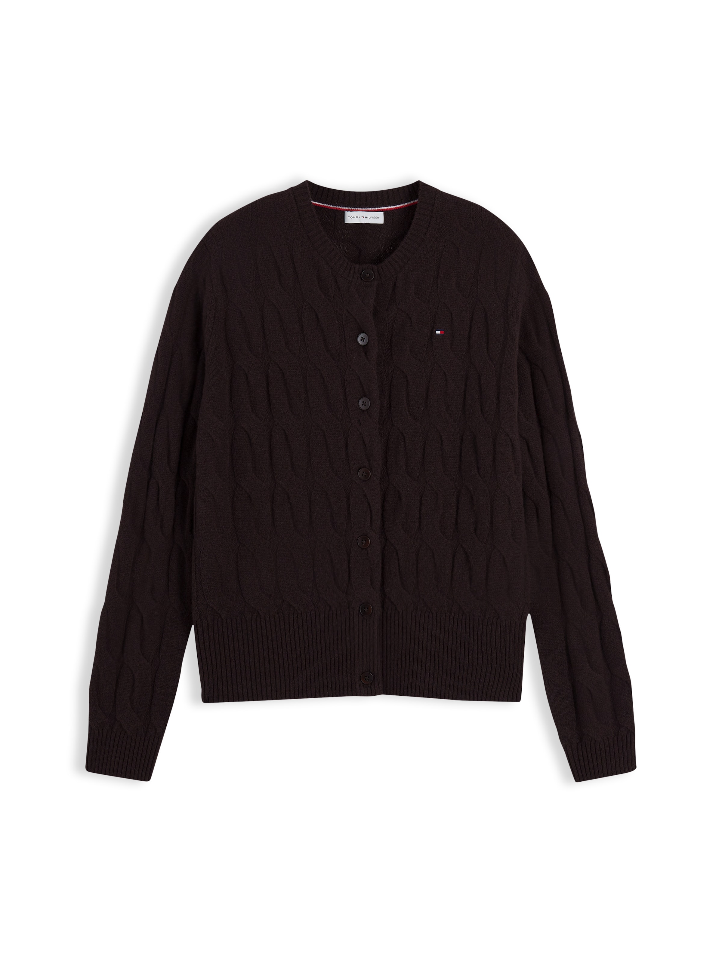 TOMMY HILFIGER - Cárdigan en marrón: frente