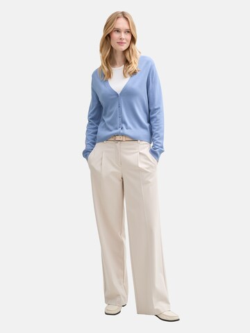 TOM TAILOR Gebreid vest in Blauw