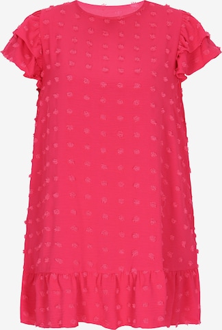 rožinė faina Suknelė: priekis