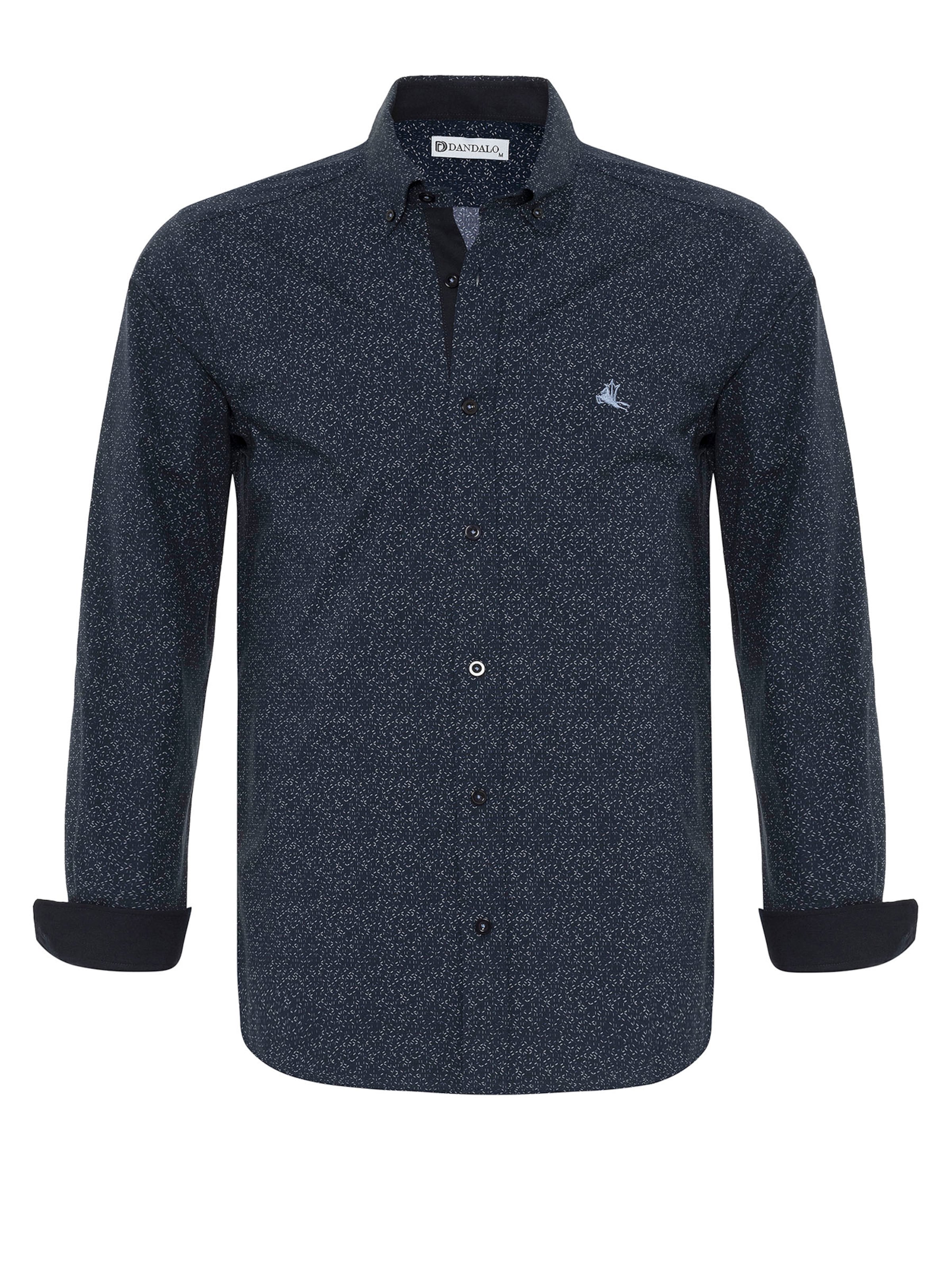 Coupe regular Chemise 'Maximiano' Dandalo en bleu : devant