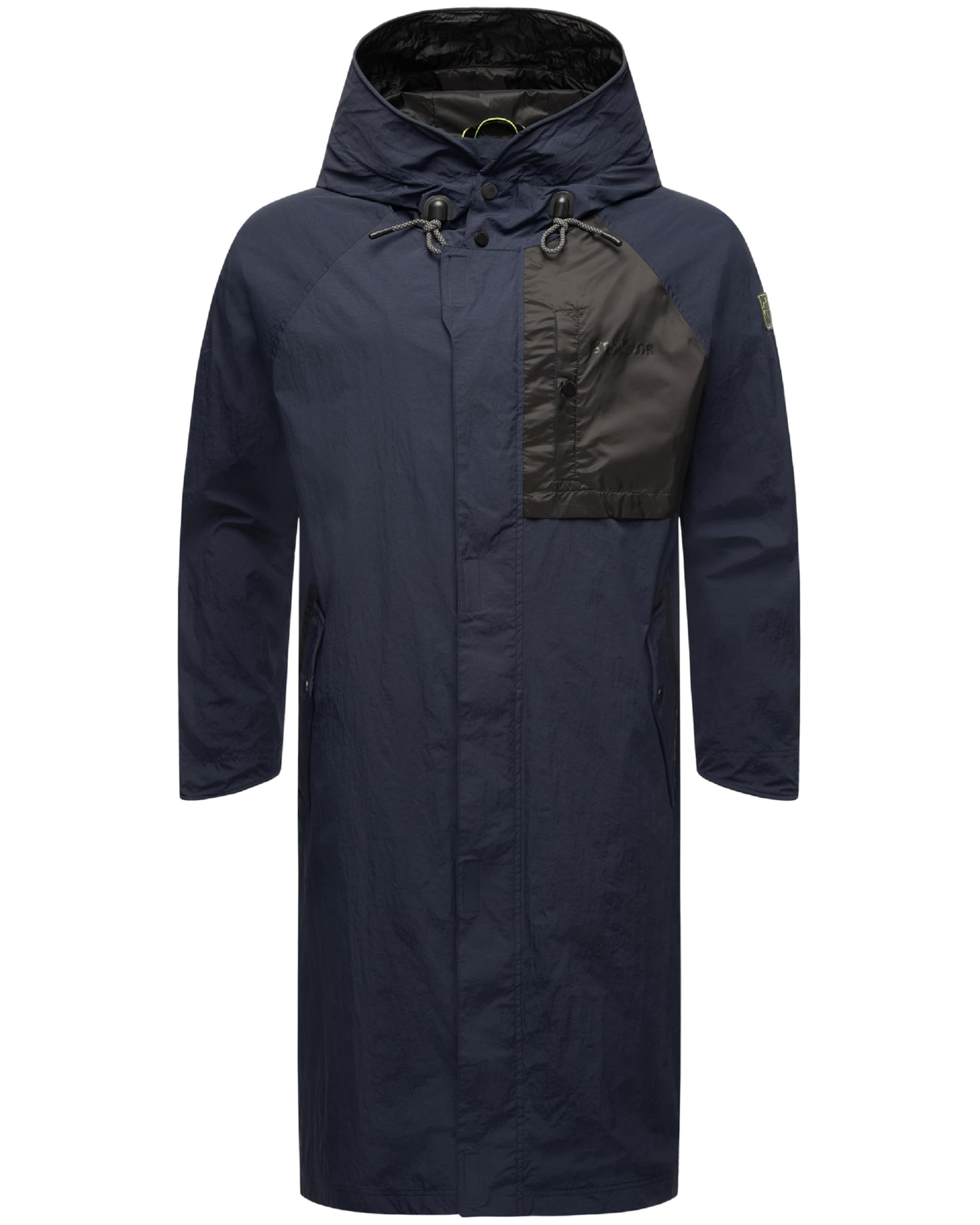 STONE HARBOUR - Abrigo de entretiempo 'Zafaar' en azul: frente