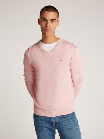 TOMMY HILFIGER Sweater 'ESSENTIAL' in Pink: front