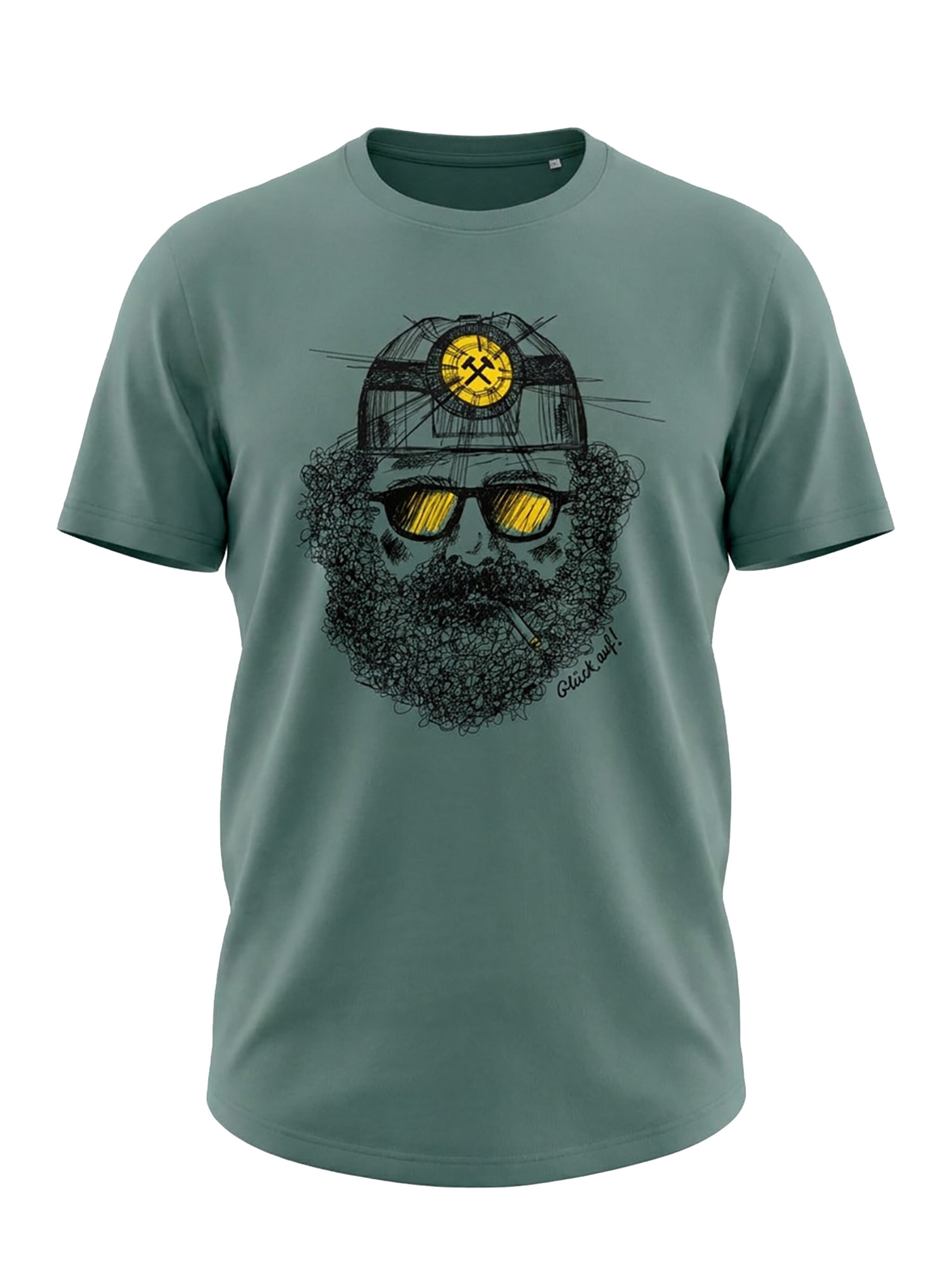 karlskopf Shirt 'BERGMANN' in Green: front