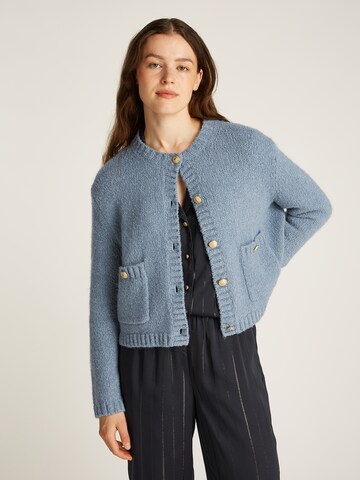 TOMMY HILFIGER Вязаная кофта в Синий: спереди