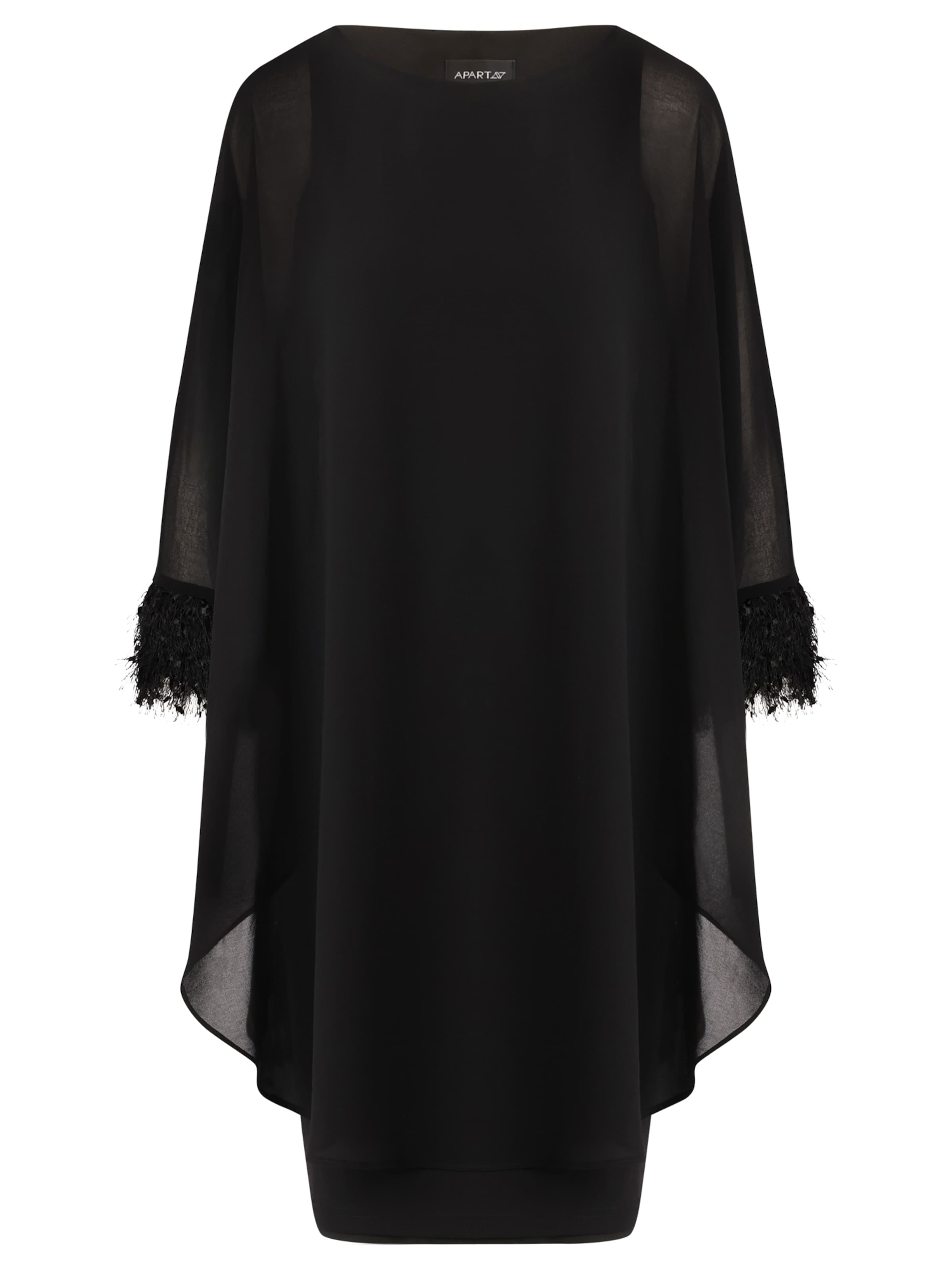 APART Kleid in Schwarz: Vorderseite