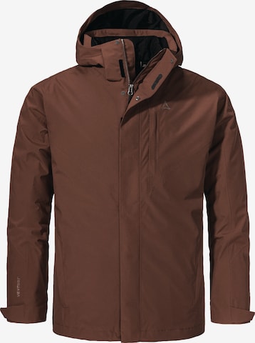 Schöffel Outdoorjacke 'Tamina' in Braun: Vorderseite