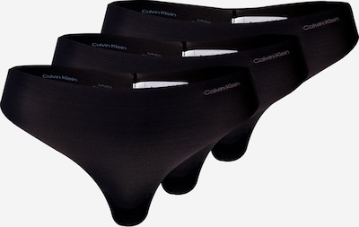 Calvin Klein Underwear Stringu biksītes 'Invisibles', krāsa - zils / sudrabpelēks / melns, Preces skats