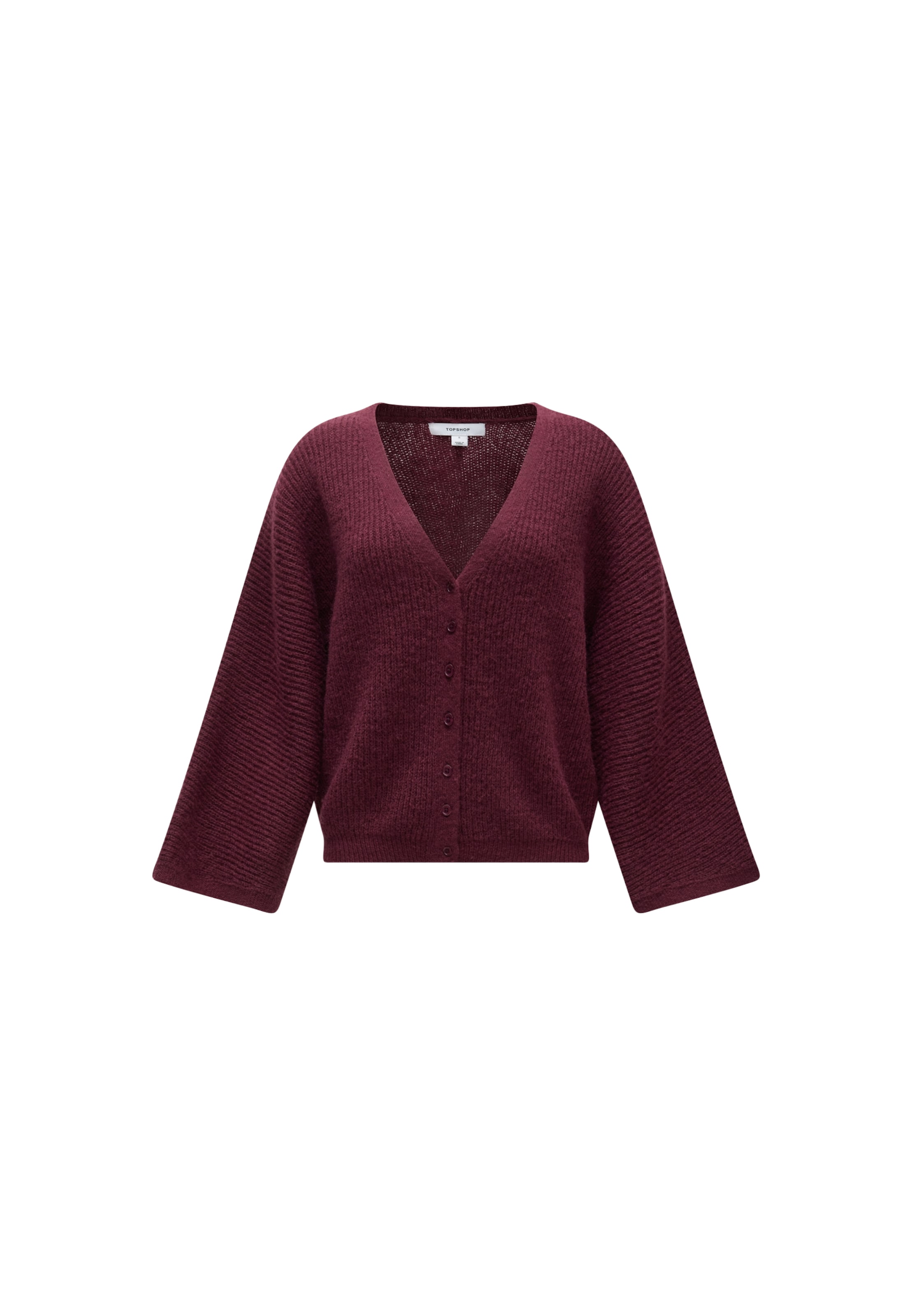 TOPSHOP Knit cardigan 'RENE' in Red: front