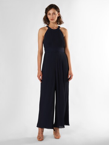 Marie Lund Jumpsuit in Blauw: voorkant