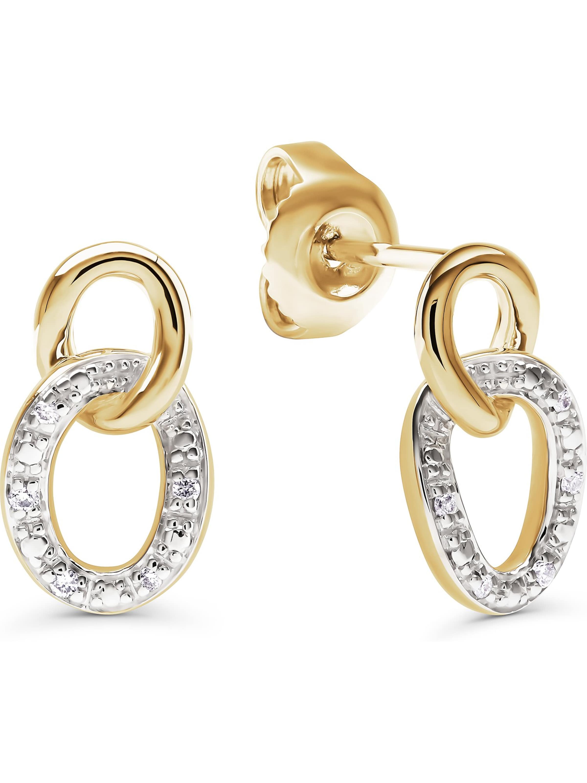 CHRIST Ohrringe in Gelb ABOUT YOU