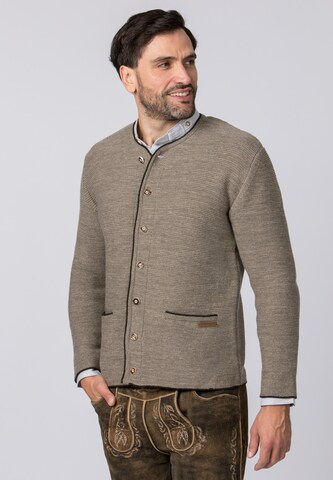 STOCKERPOINT Knit cardigan 'Castello' in Green: front