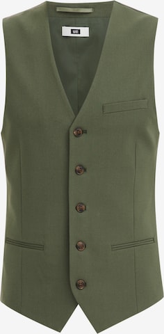 Gilet de costume WE Fashion en vert : devant