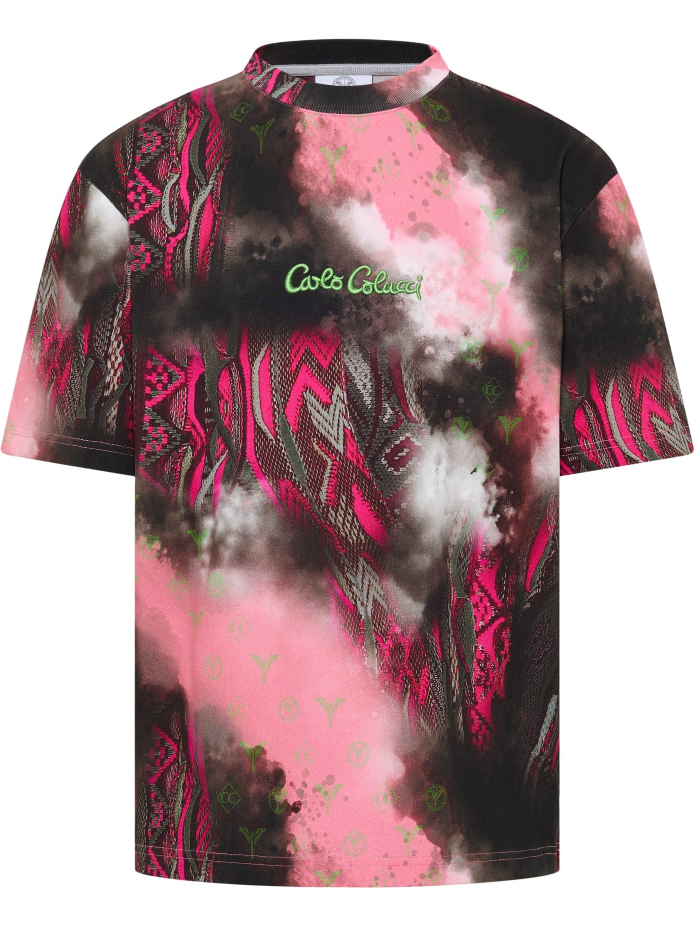 Carlo Colucci Shirt 'D'Inezo' in Gemengde kleuren: voorkant