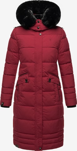 Manteau d’hiver 'Fahmiyaa' NAVAHOO en rouge : devant