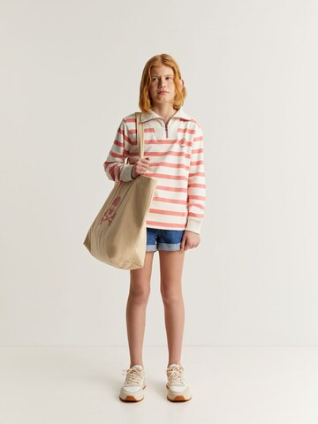Scalpers Sweatshirt 'Summer Tassel' in Wit