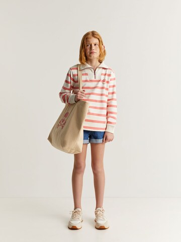 Scalpers Sweatshirt 'Summer Tassel' i vit