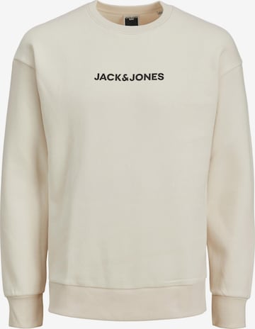 JACK & JONES Sweatshirt 'Swish' in Beige: front