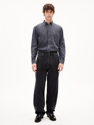 ARMEDANGELS Comfort fit Overhemd in Zwart