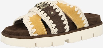 MOU Pantoletter i brun: forside