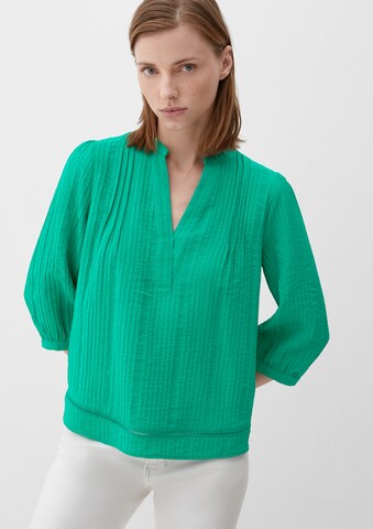 s.Oliver Blouse in Green: front