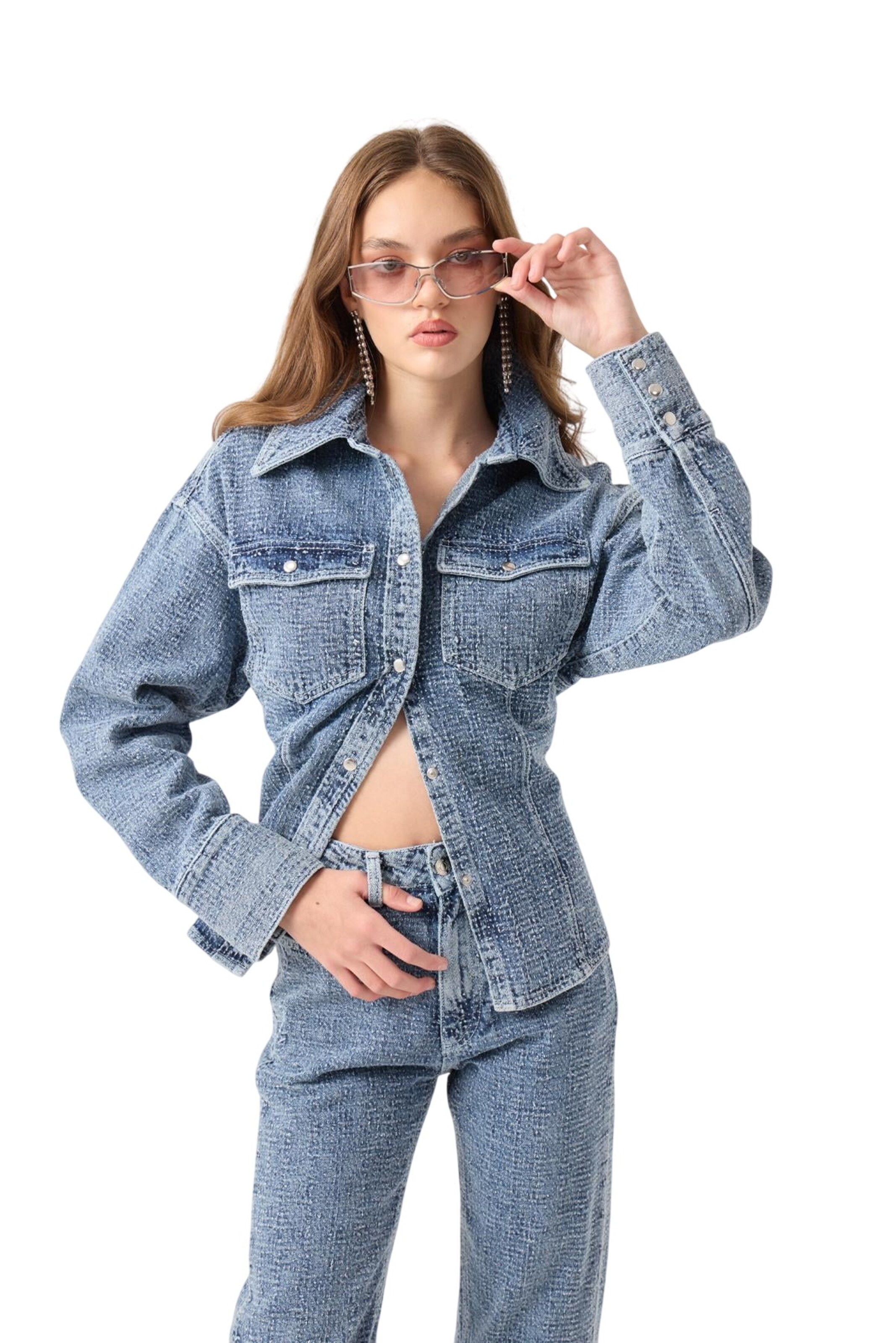 HOLLY LOLLY Between-Season Jacket in Blue