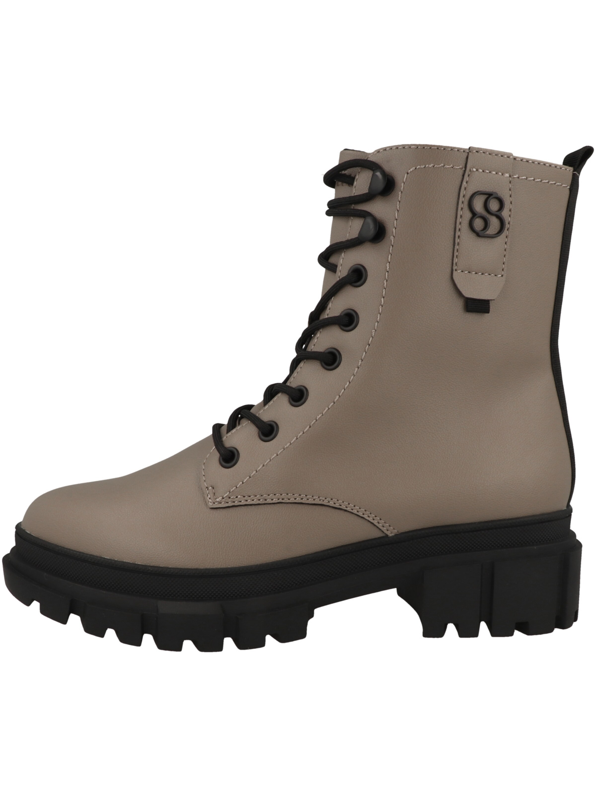 s.Oliver Μποτάκι με κορδόνια σε γκρι: μπροστά