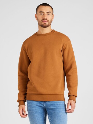 JACK & JONES Sweatshirt 'Bradley' in Braun: predná strana