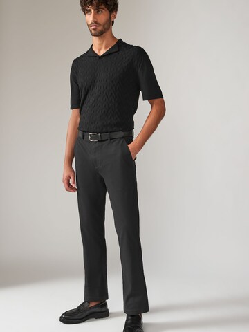 Next - Slimfit Pantalón chino en negro