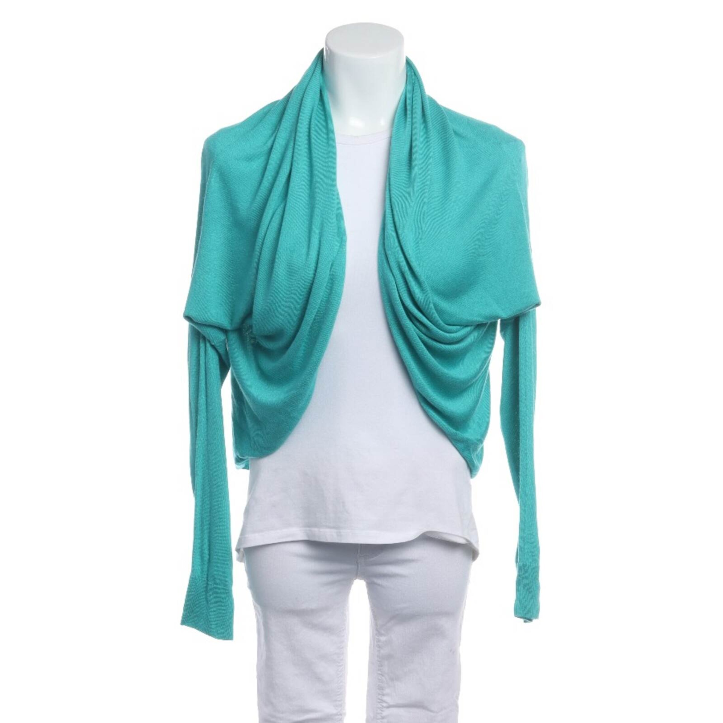 Rosa von Schmaus Pullover Strickjacke XXL in Türkis ABOUT YOU