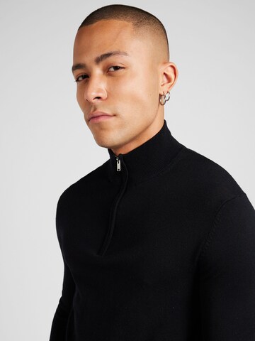 SELECTED HOMME Pulóver 'Tray' - fekete