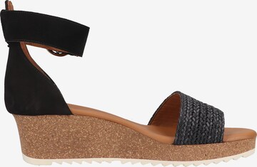 Paul Green Strap Sandals in Black