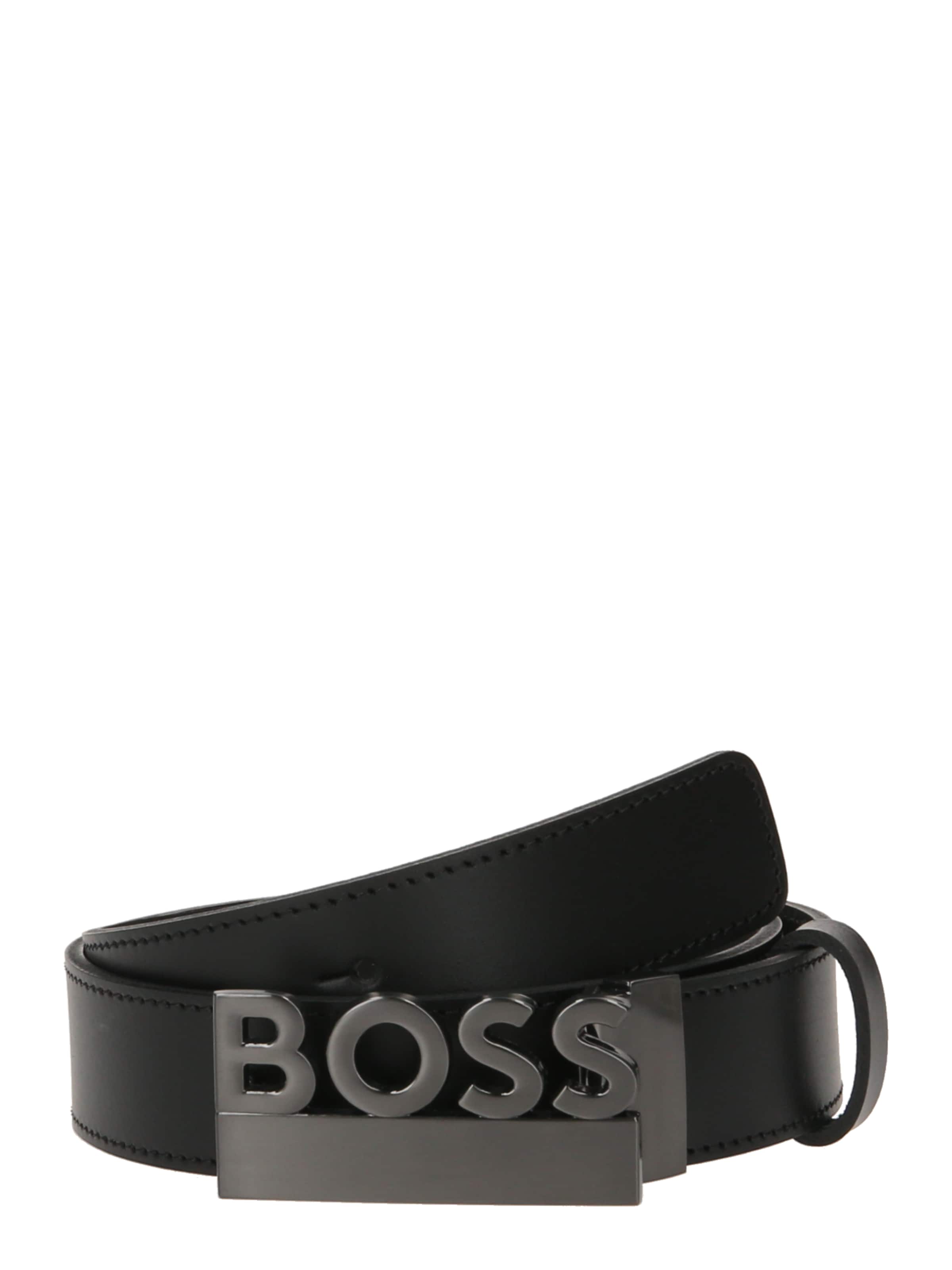 BOSS Kidswear Gürtel in Schwarz: Vorderseite