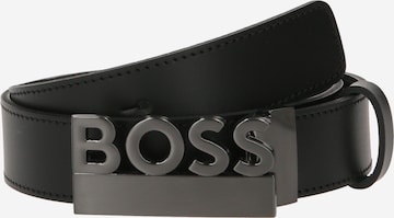 BOSS Kidswear Gürtel in Schwarz: Vorderseite